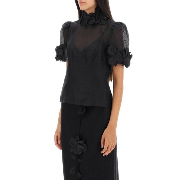 Zimmermann 'Luminosity' Top With Floral Appliques - Picture 4 of 4
